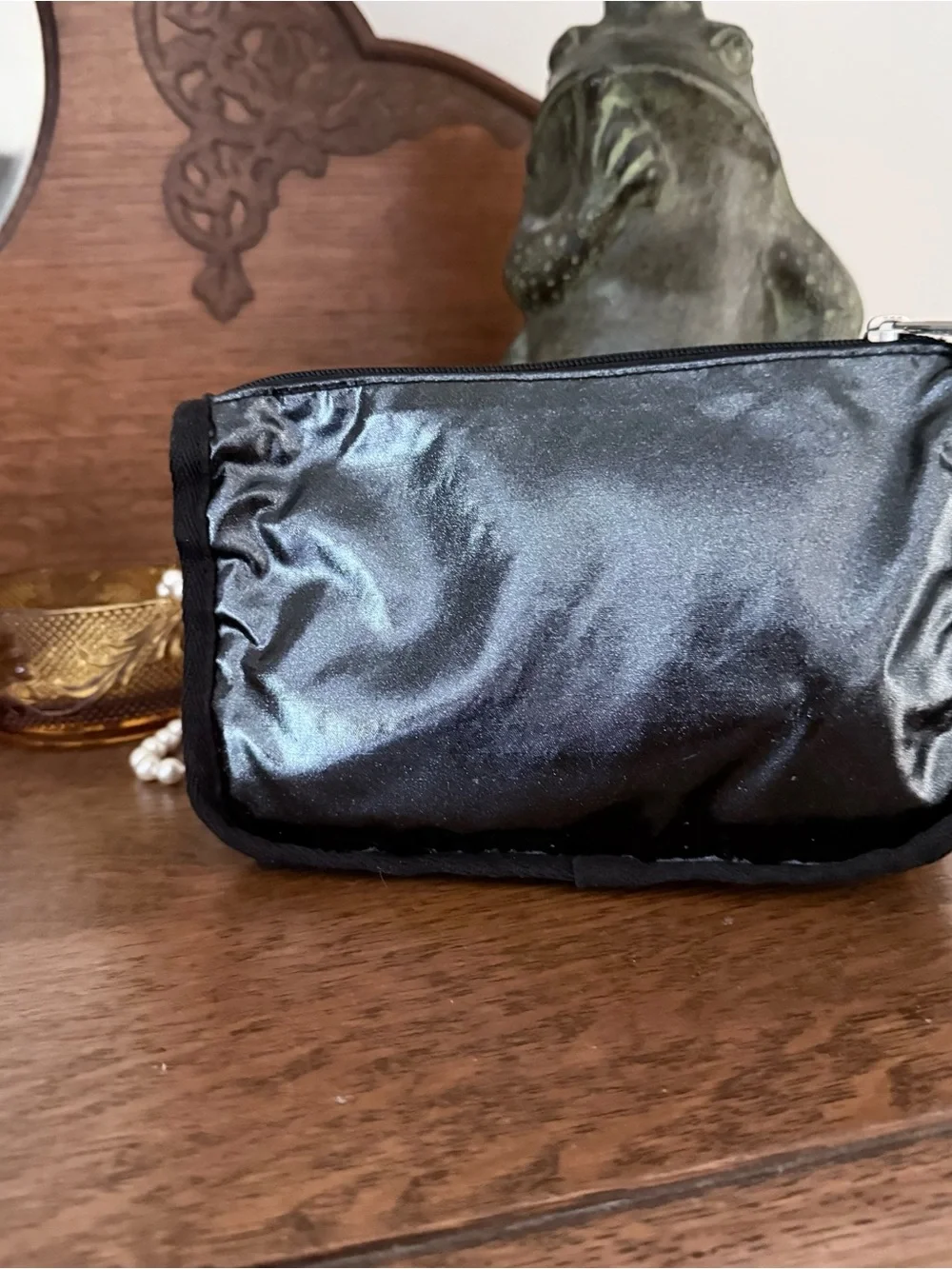 LeSportsac Black Cosmetic Pouch